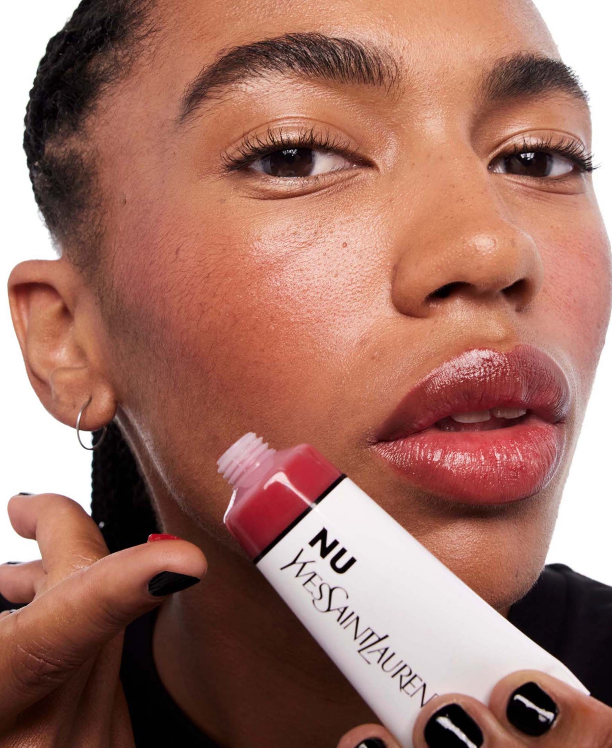 Yves Saint Laurent Nu Lip & Cheek Balmy Tint -(Soft plum)