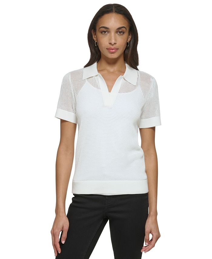 Calvin klein mesh shirt top