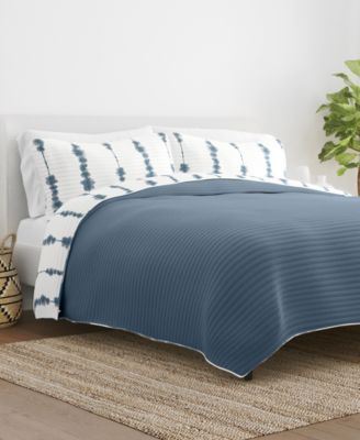 Shibori Reversible 2-Pc. Lightweight Quilt Set, Twin/Twin XL