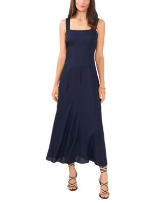 Vince Camuto Women's Sleeveless Square Neck Maxi Dress - Macy's