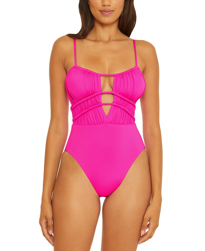 nok seng Tilslutte Becca Women's Santorini One-Piece Swimsuit, Created for Macy's - Macy's