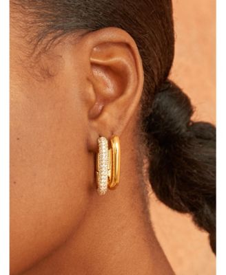 Women's Chi 18K Gold Plated Brass Earrings