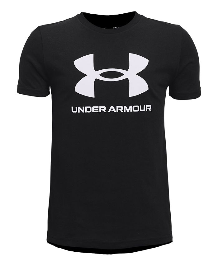 Under Armour Big Boys Sportstyle Logo Short Sleeve T-shirt - Macy's