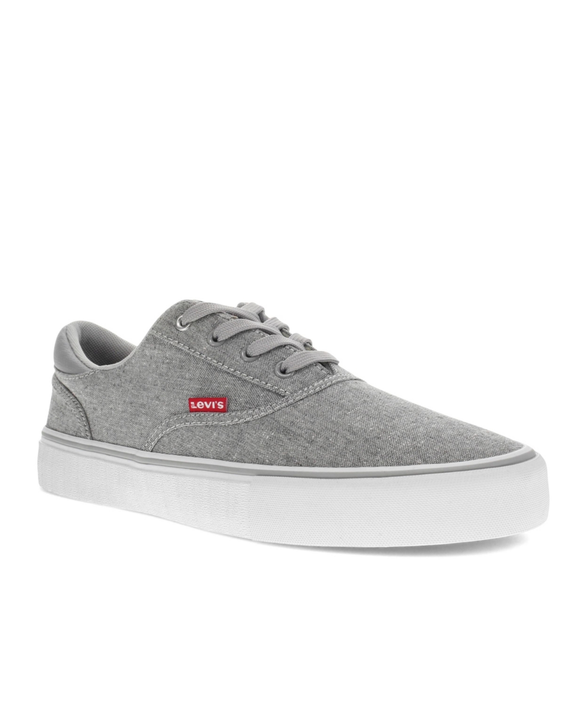 LEVI'S MEN'S ETHAN S CHAMBRAY LACE-UP SNEAKERS