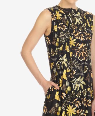 Women's Floral Sleeveless Tunic Top