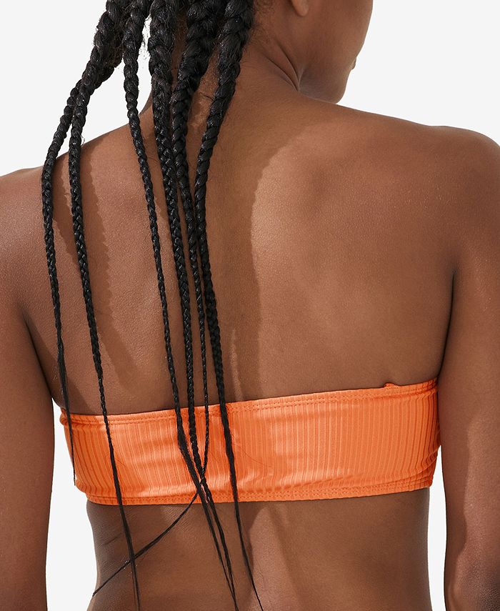 COTTON ON Women's BandeauNeck RemovableStrap Bikini Top Macy's