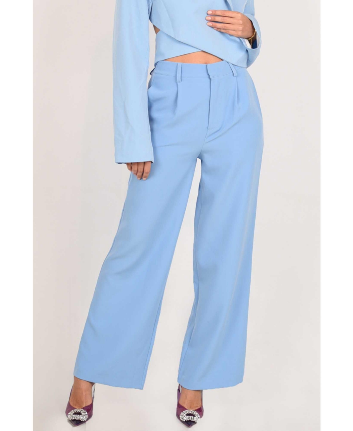 Akalia Favorite Oversized Women's Blue Pants