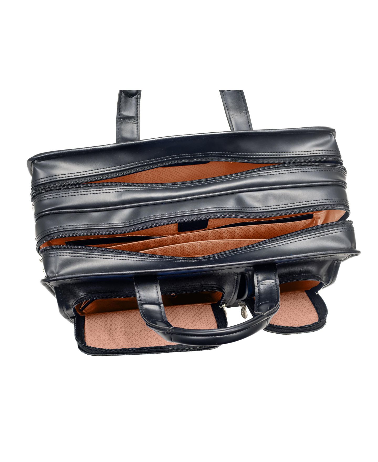 Сумка McKlein Hubbard Double Compartment Laptop Briefcase, цвет: Чёрный — фото 9