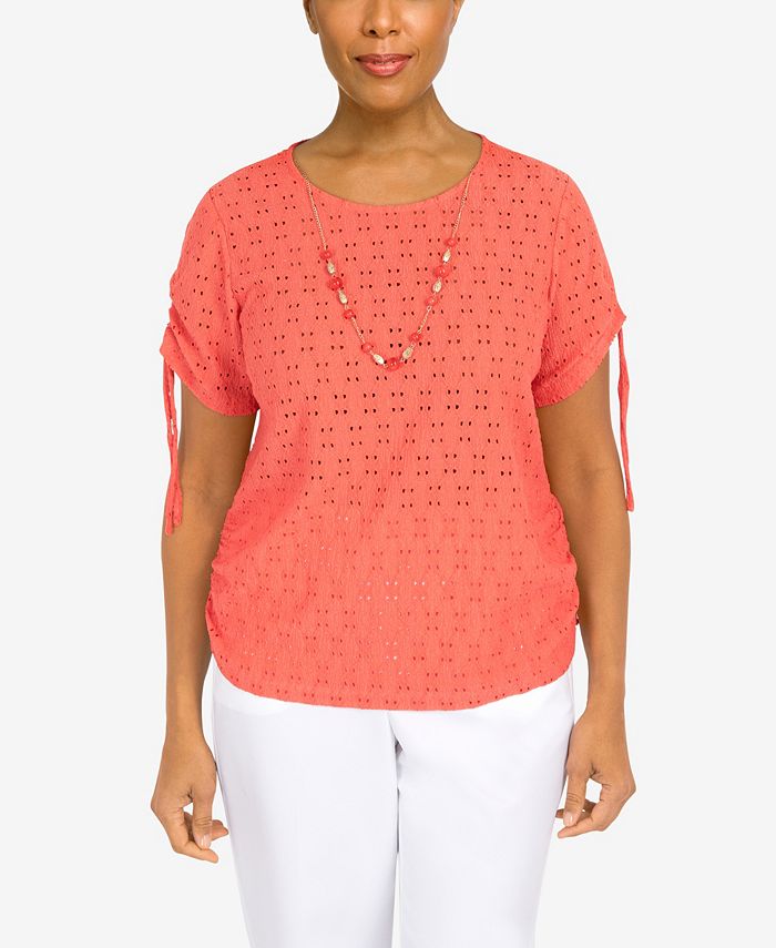 Alfred dunner petite tops 2025 macys