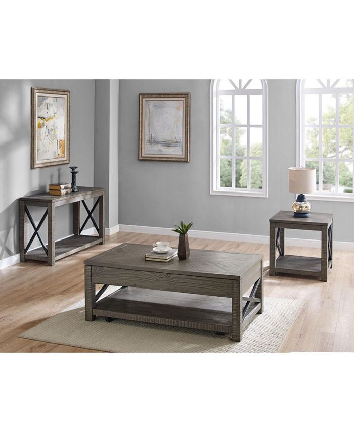 Furniture Steve Silver Dexter 48 " Wide Wooden Sofa Table Macy's