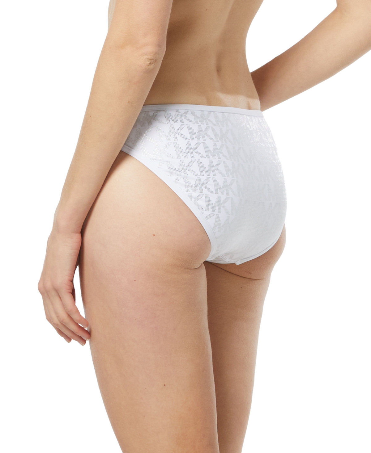 Shop Michael Kors Michael  Women's Classic Bikini Bottoms In White