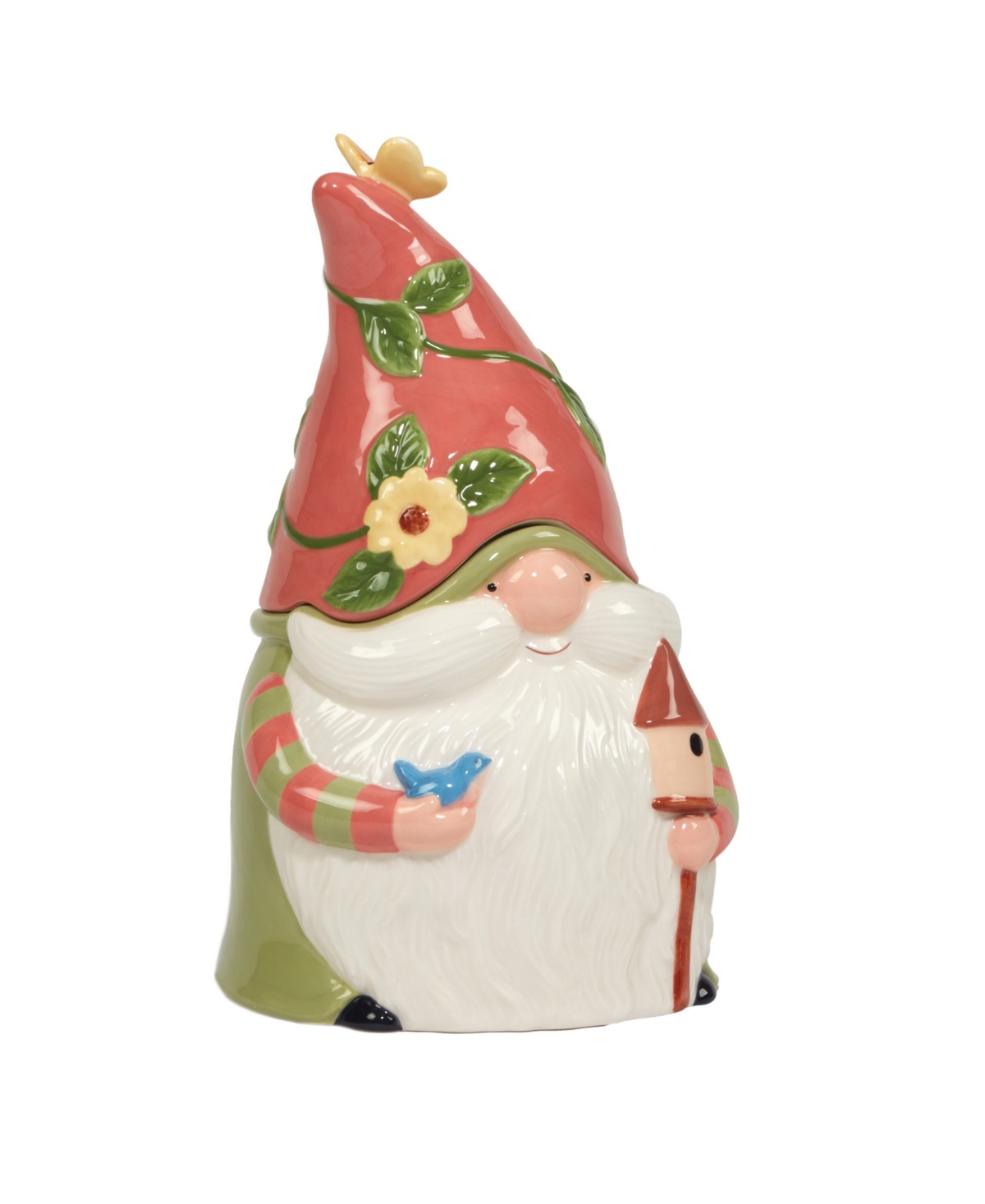Certified International Garden Gnomes 3-d Cookie Jar