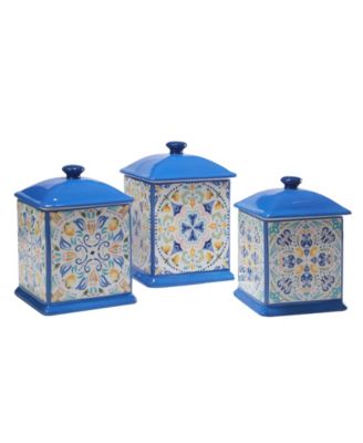Lemonade Square Canister Set 3-Pc.