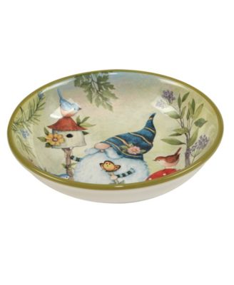 Garden Gnomes Set of 4 Soup/Pasta Bowl