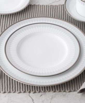 Silver Colonnade Set of 4 Salad Plates, 8.25"