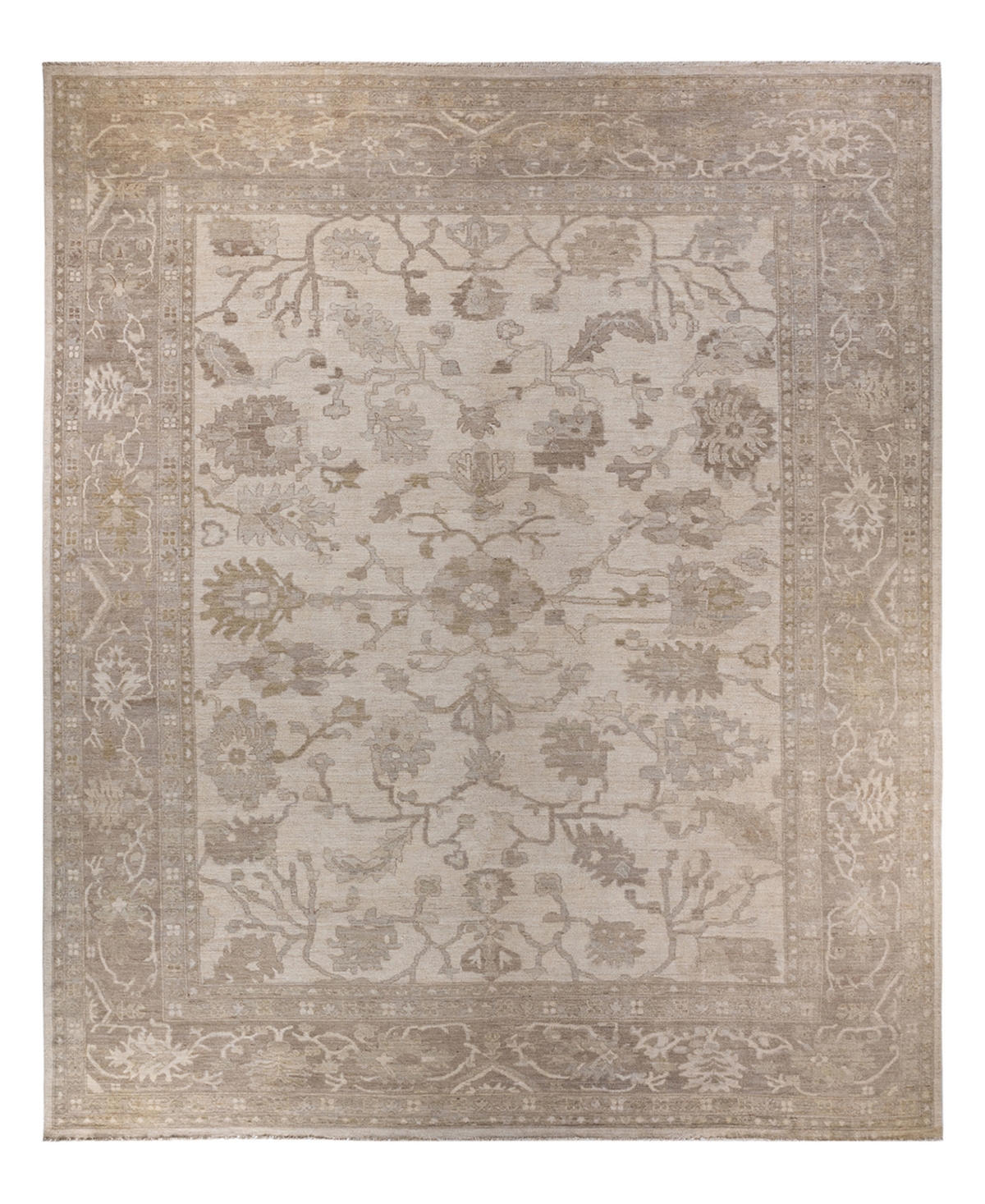 Adorn Hand Woven Rugs Serapi M1982 6'9in x 9'11in Area Rug - Mist