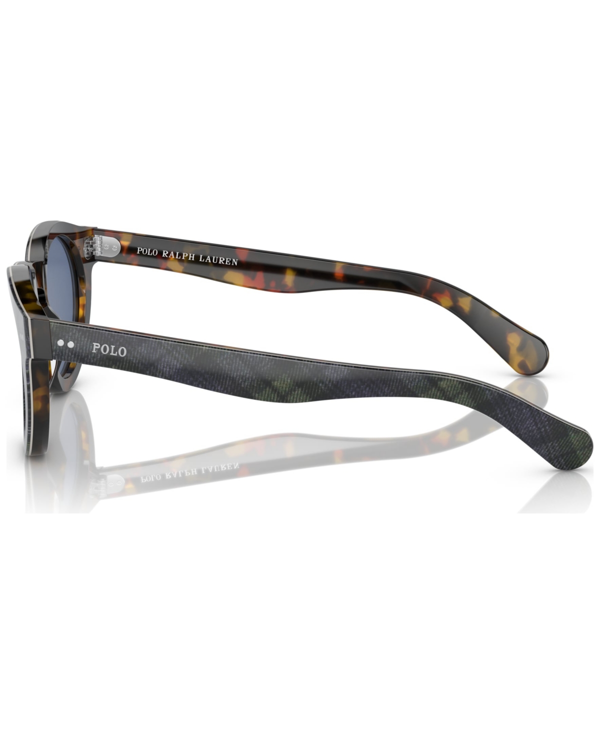 Shop Polo Ralph Lauren Men's Sunglasses, Ph416546-x 46 In Shiny Black Watch On H. Jerry