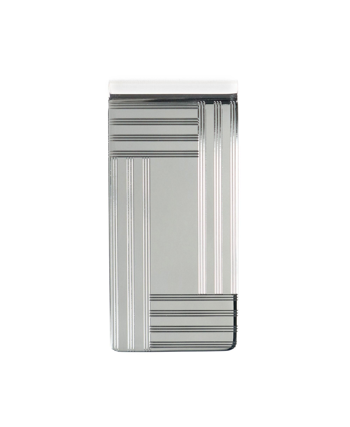 Men's 25mm Sterling Silver Engine Turned Money Clip - Sterling silver