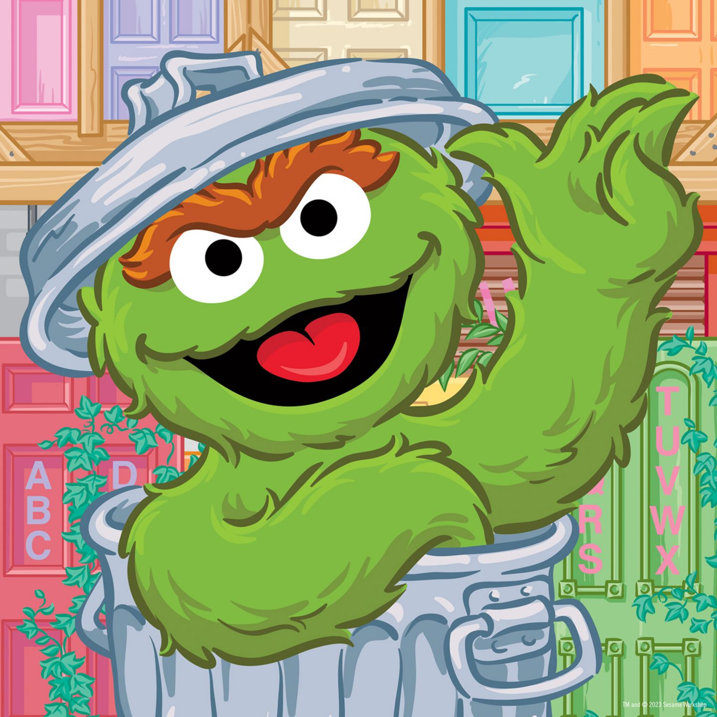 Детский пазл MasterPieces Puzzles Sesame Street Oscar the Grouch Oscar's Day Out 25-Piece Puzzle, Ages 3+ — фото 3