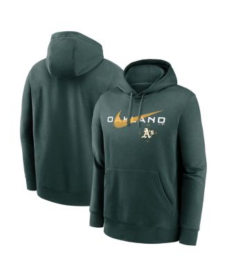 Men's Nike Green Oakland Athletics Swoosh NeighborHOOD Pullover