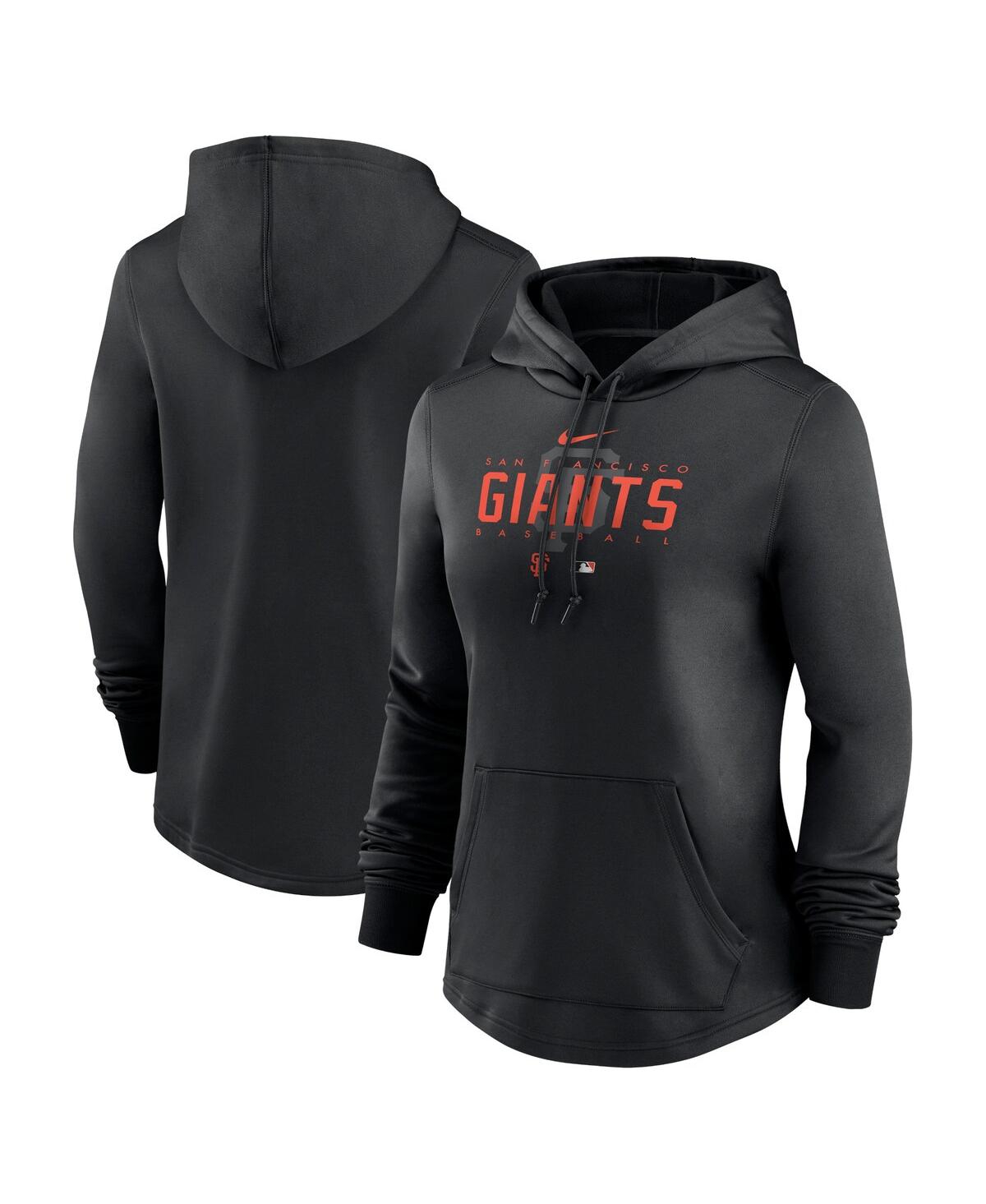 Shop Nike Women's  Black San Francisco Giants Authentic Collection Pregame Performance Pullover Hoodie