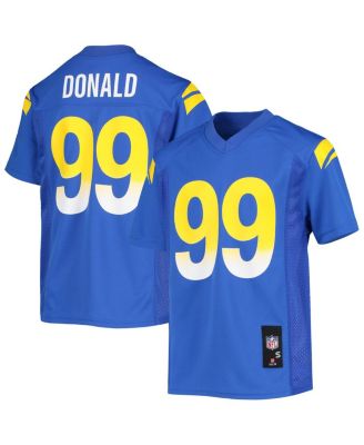 Big Boys and Girls Aaron Donald Royal Los Angeles Rams Replica Player ...