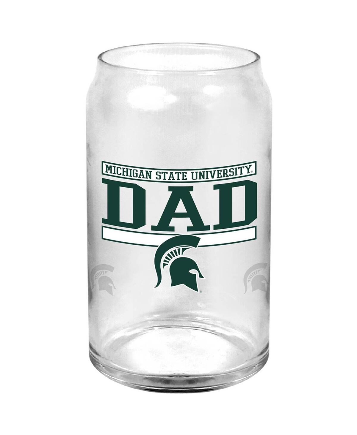 Indigo Falls Michigan State Spartans 16 oz Dad Can Glass In Clear