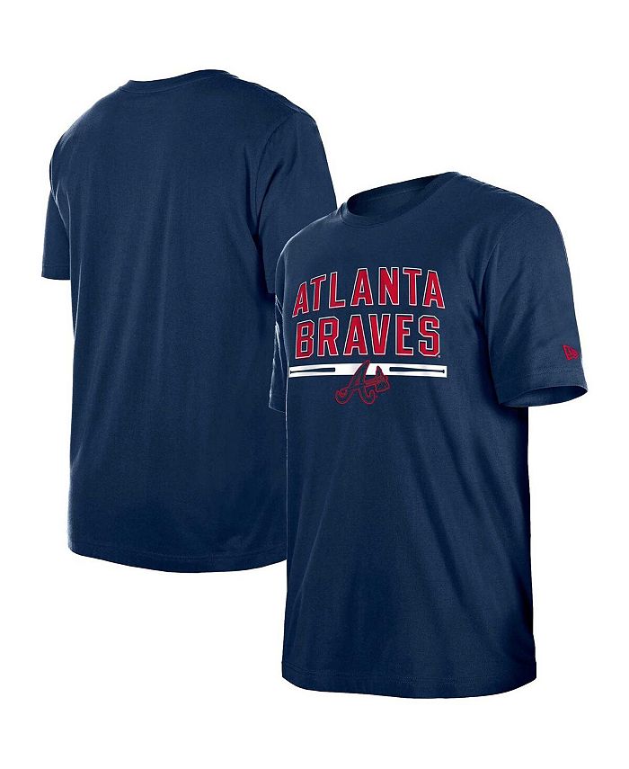 Men's Atlanta Braves New Era Navy Batting Practice T-Shirt