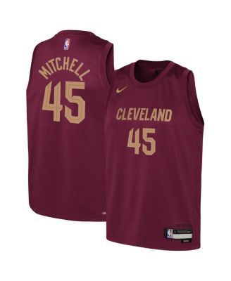 Big Boys and Girls Donovan Mitchell Wine Cleveland Cavaliers 2022/23 Swingman Jersey - Icon Edition