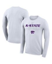 Men's Nike #21 Purple Kansas State Wildcats Throwback Replica