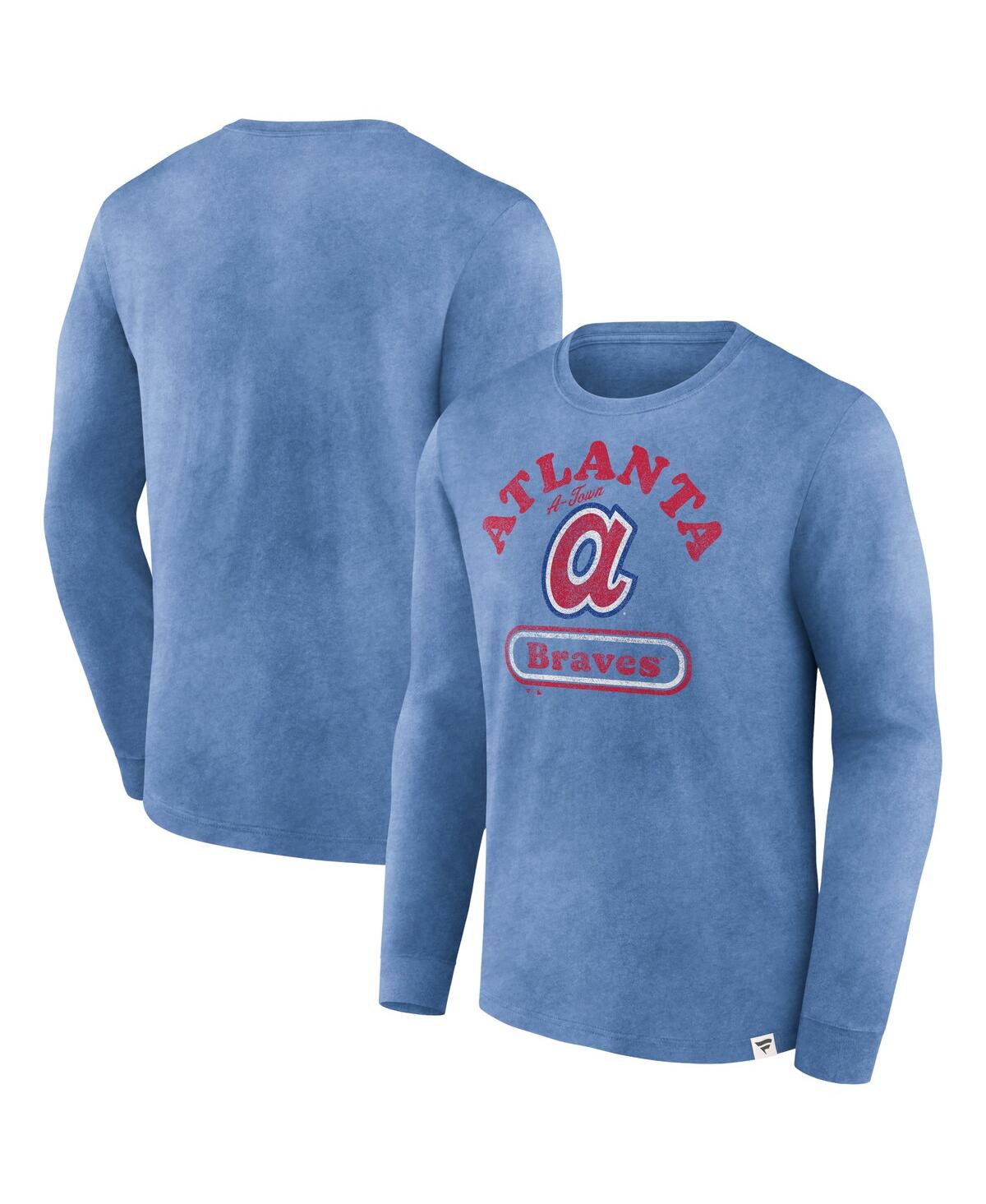 Fanatics Men's  Royal Atlanta Braves Circus Catch Long Sleeve T-shirt In Royal