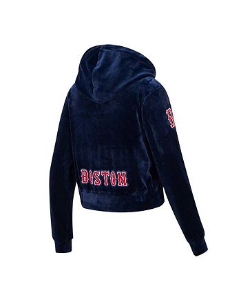 Boston Red Sox Hoodie Men 2XL Blue Red Logo Graphic Nike Sweatshirt  Drawstring