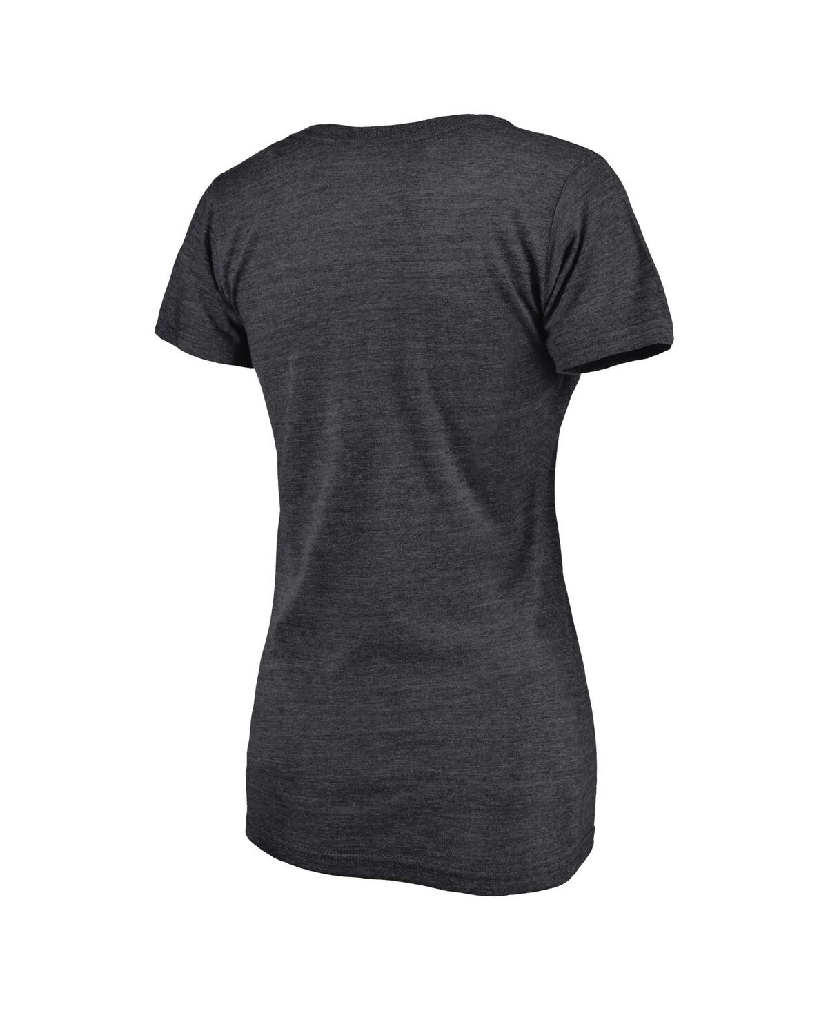 Women's FanaticsChicago White Sox League Leader V-Neck T-shirt - Heather Charcoal