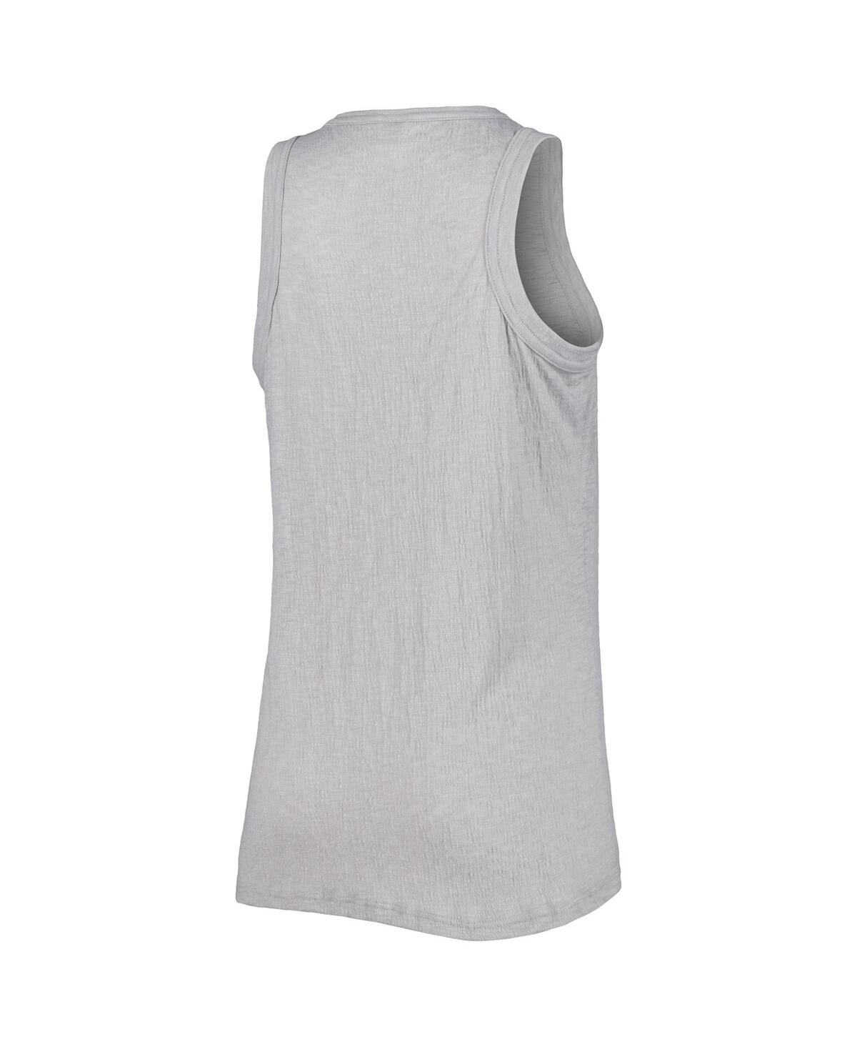 Soft As A Grape Women's  Gray Chicago White Sox Tri-blend Tank Top In Gray