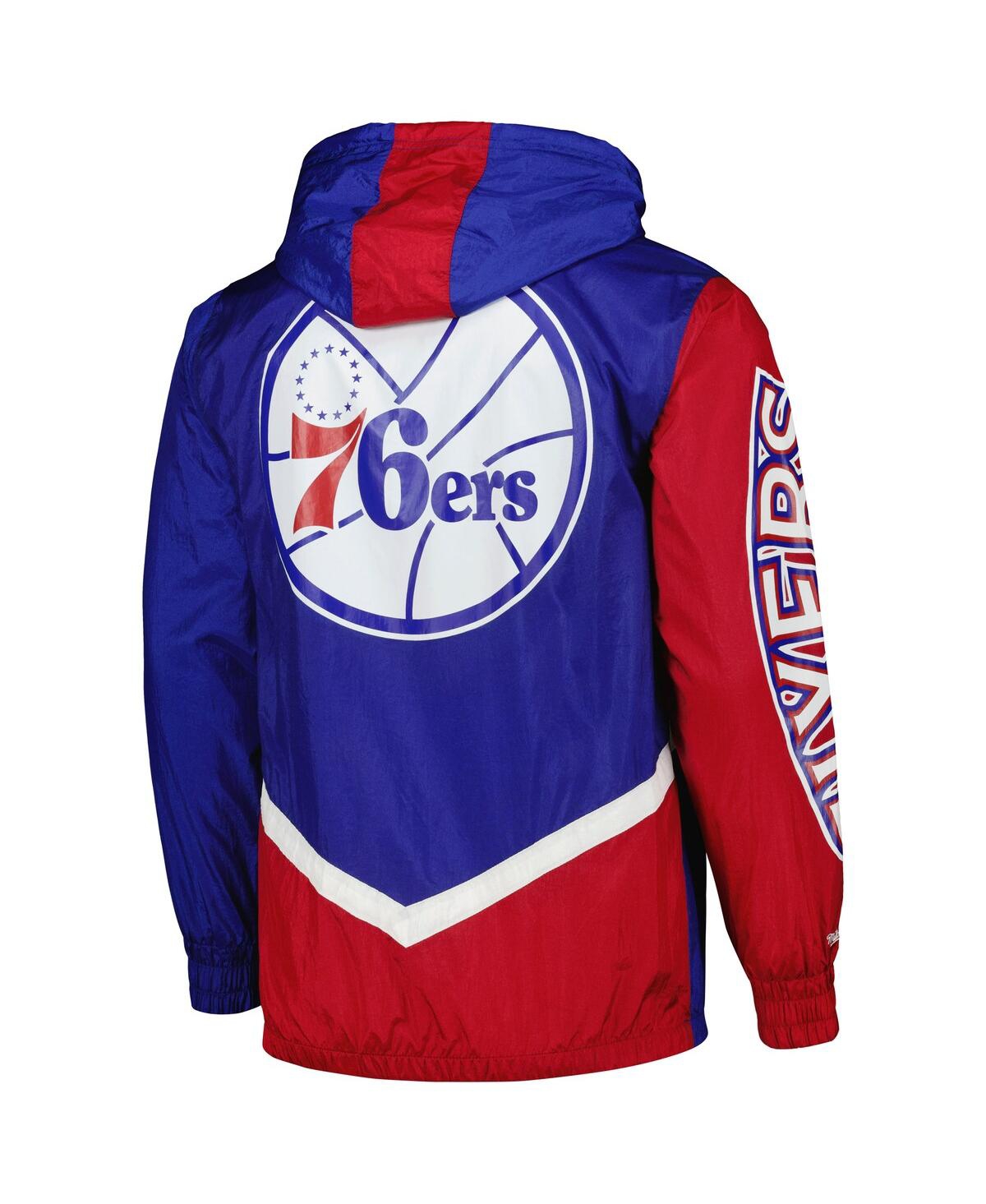Mitchell & Ness Men's  Royal Philadelphia 76ers Undeniable Full-zip Windbreaker Jacket In Royal