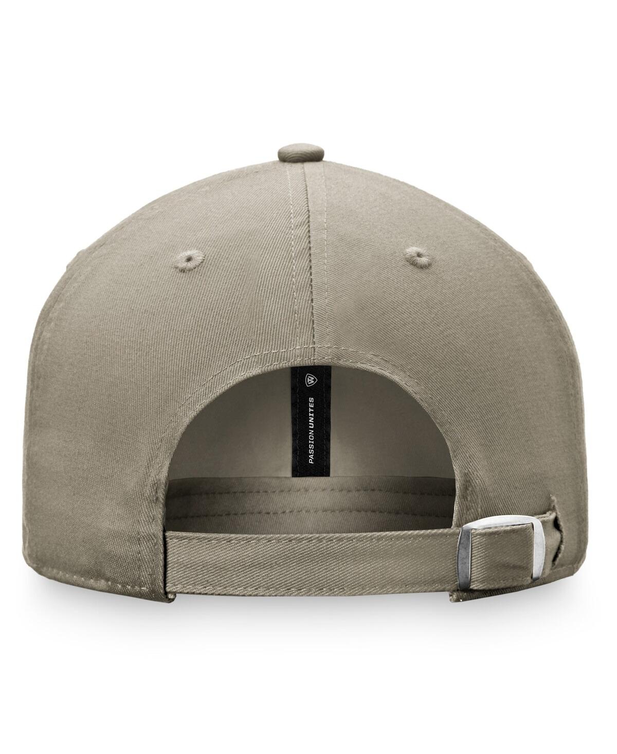 Top Of The World Khaki Michigan State Spartans Slice Adjustable Hat In Khaki