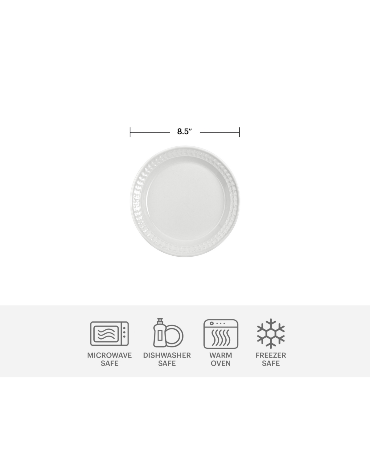 Portmeirion Botanic Garden Harmony White 12 Piece Dinnerware Set, Service For 4 In White