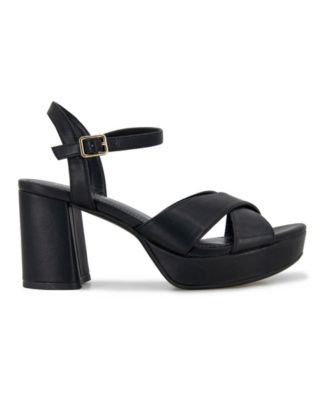 Reeva Criss-Cross Platform Sandals