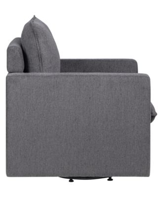 Lilia 34.5" Cushion Back Swivel Chair