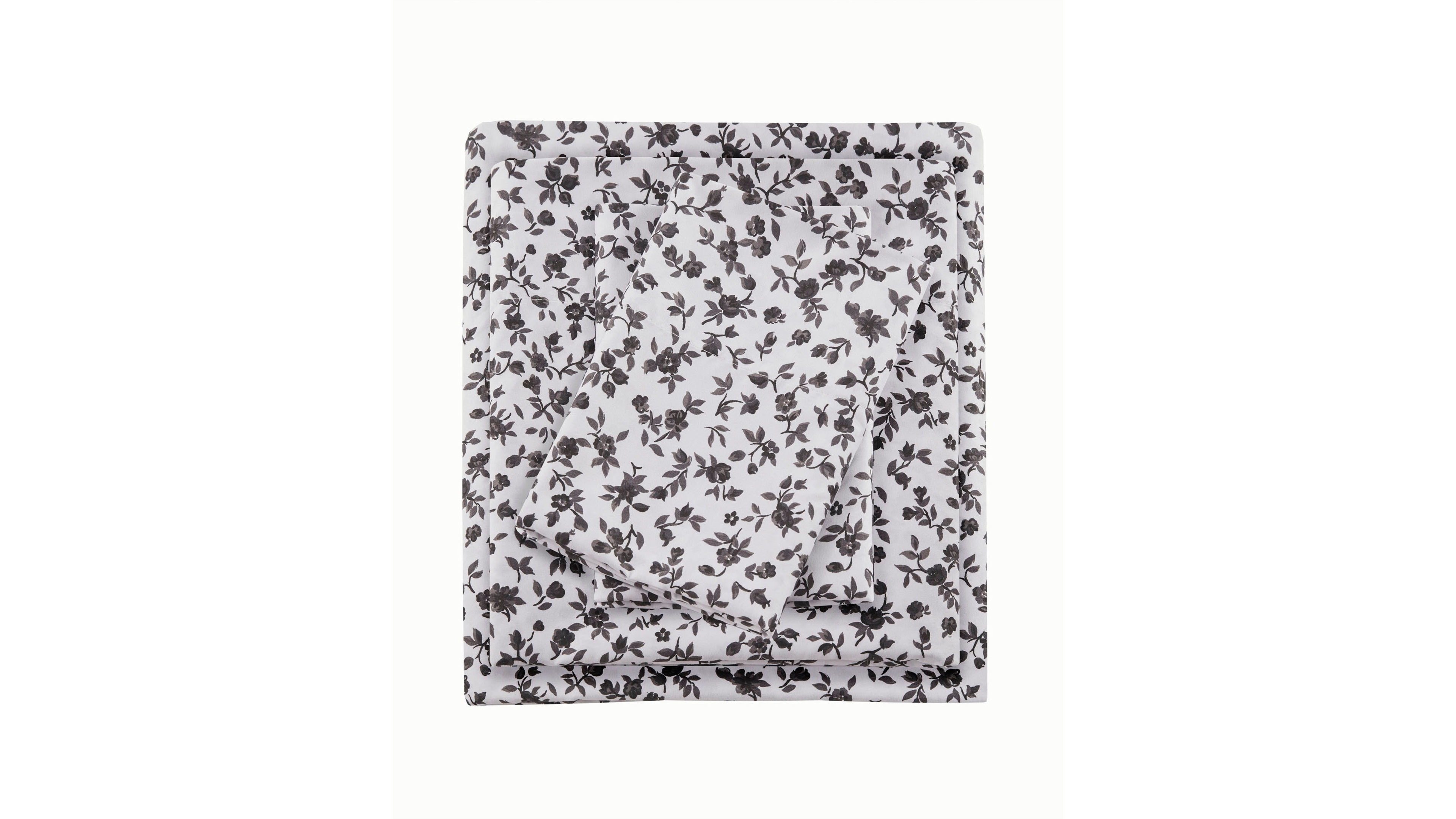 Intelligent Design Printed Microfiber 4 Piece Sheet Set, Queen