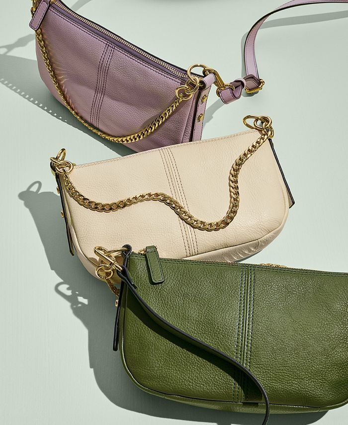 Fossil Jolie Convertible Leather Baguette Bag Macy's