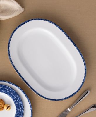 Rill Oval Platter, 14"