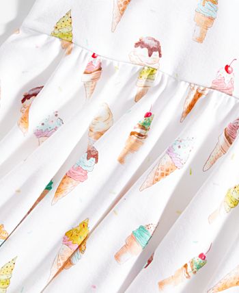 Santa's Sweet Express Organic Cotton Twirl Dress main image 1
