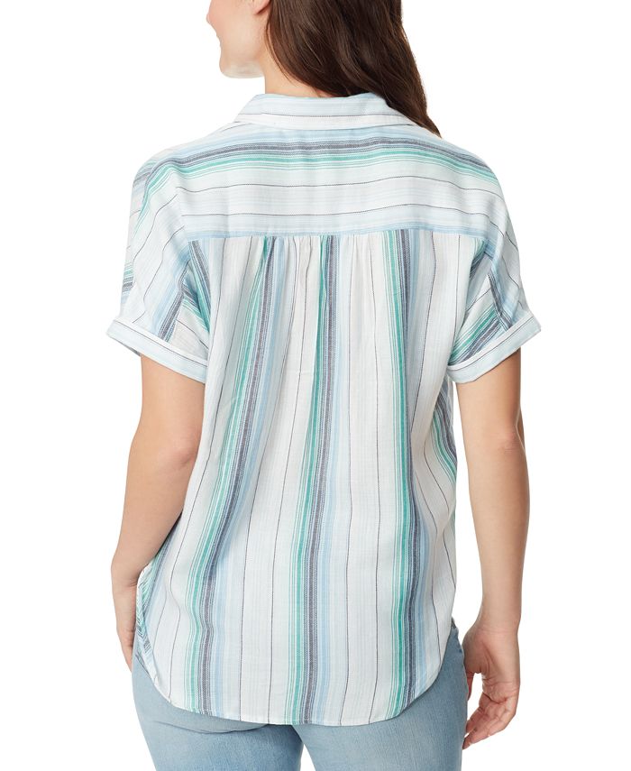 Gloria Vanderbilt Daisy ShortSleeve ButtonFront Shirt Macy's