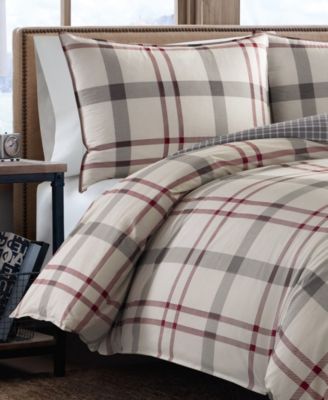 CLOSEOUT! Portage Bay Cotton Reversible 3 Piece Duvet Cover Set, King
