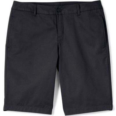 Women's Plain Front Blend Chino Shorts