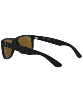 Unisex Low Bridge Fit Sunglasses, RB4165F JUSTIN COLOR MIX