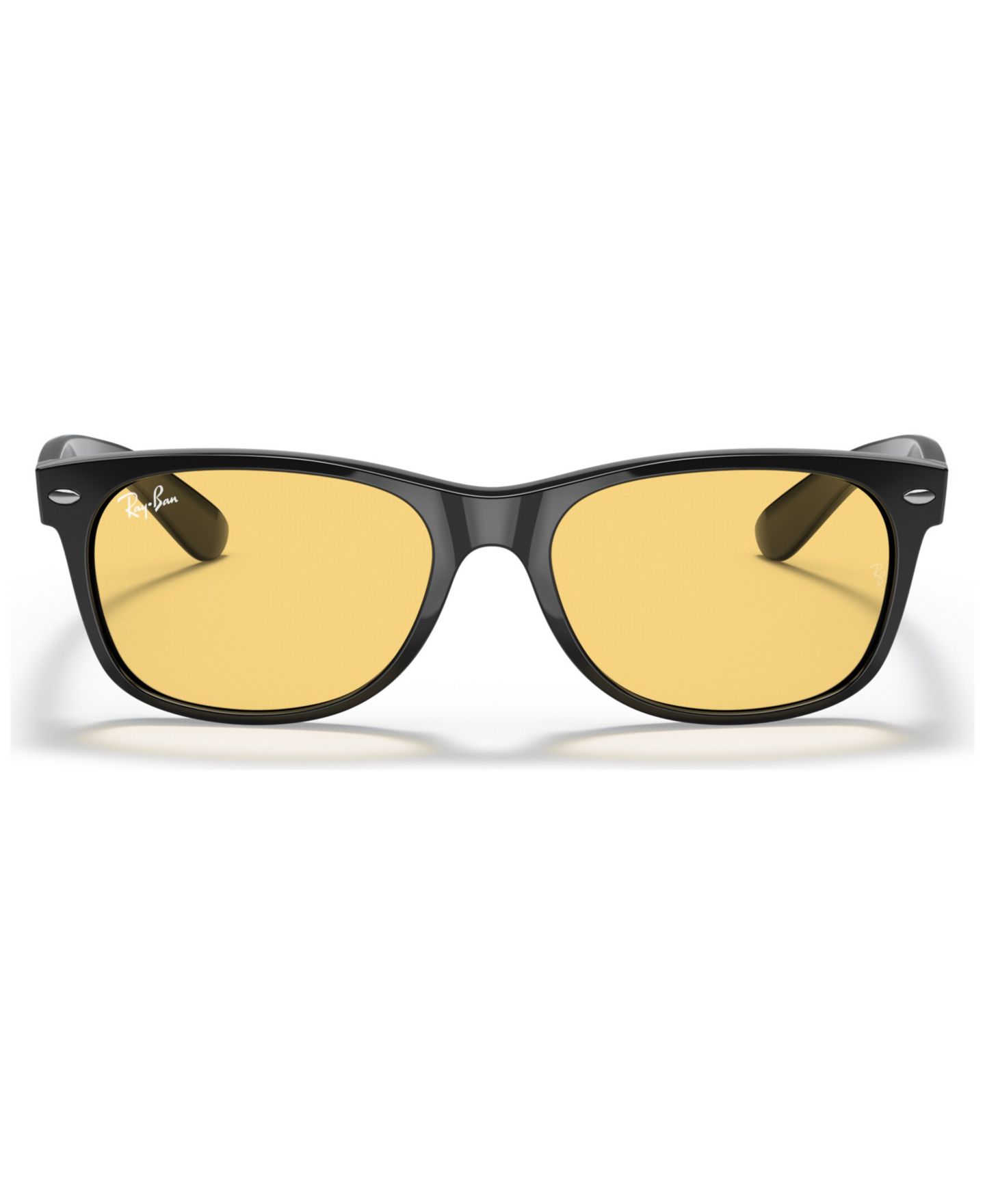 Солнцезащитные очки Ray-Ban Unisex Low Bridge Fit Sunglasses, RB2132F 55, цвет: Чёрный, вариант 1 — фото 2