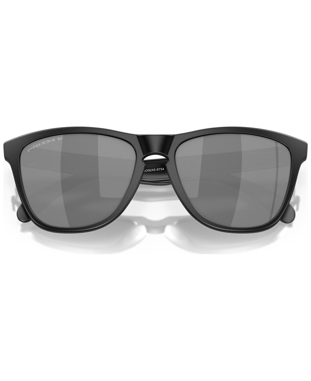 Oakley Men's Low Bridge Fit Polarized Sunglasses, Oo9245 Frogskins 54 In Black