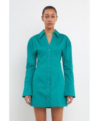 Women's Cotton Shirt Dress